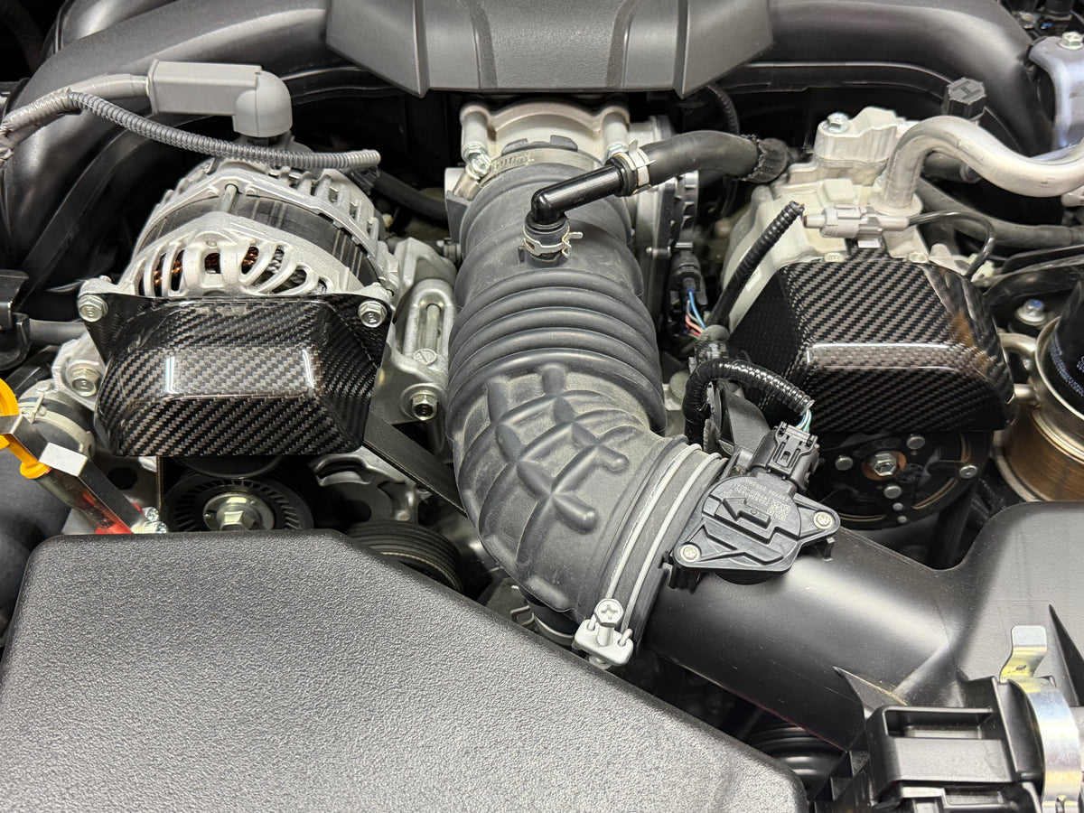 Kazama Toyota GR86 / Subaru BRZ (ZN8 / ZD8) Carbon A/C and Alternator Cover