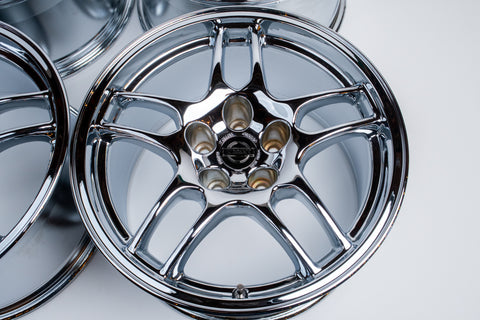 R33 GTR 17" 9J +30 (5x114.3) *Triple Chrome Plated*