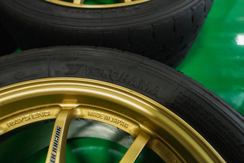 Volk Racing CE28N 17” 9J +43 (5x100) *ADVAN A052 Tires Included*