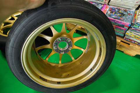 Volk Racing CE28N 17” 9J +43 (5x100) *ADVAN A052 Tires Included*