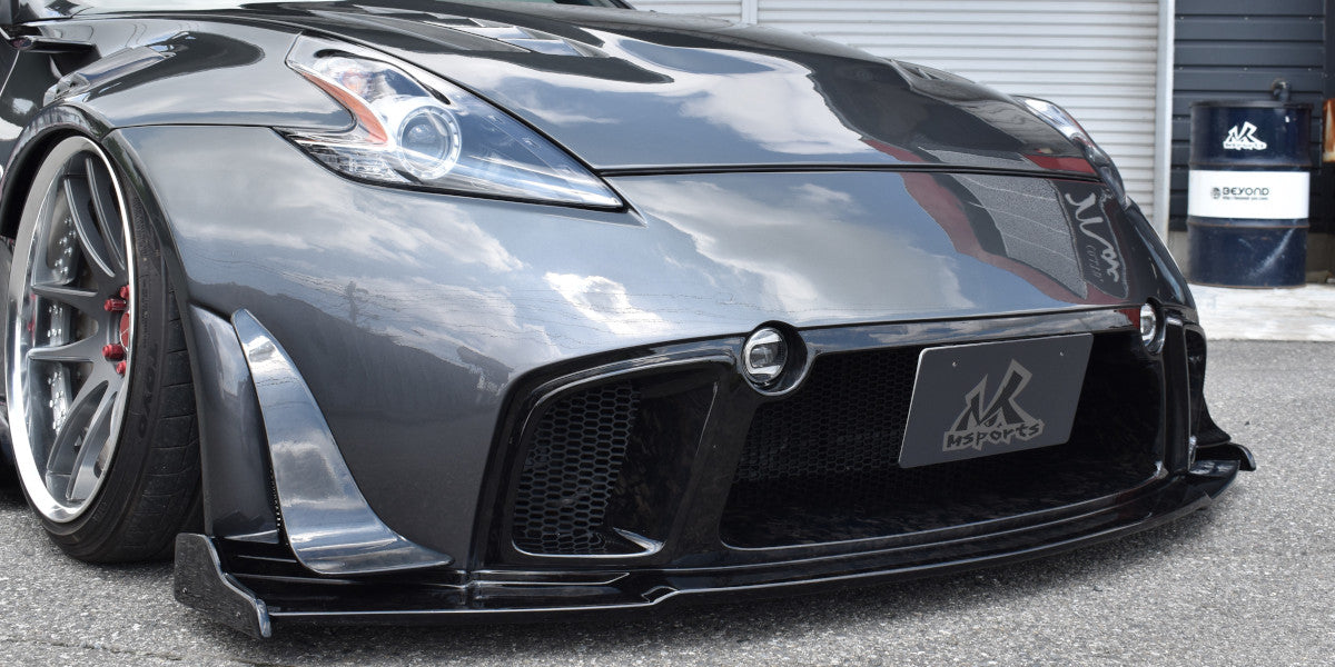 M Sports Nissan Fairlady Z (370Z / Z34) Wide Body Rear Wing (Roadster)