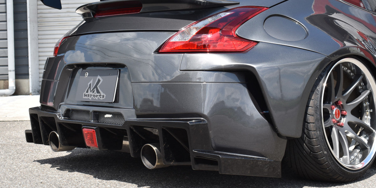 M Sports Nissan Fairlady Z (370Z / Z34) Wide Body Rear Wing (Roadster)