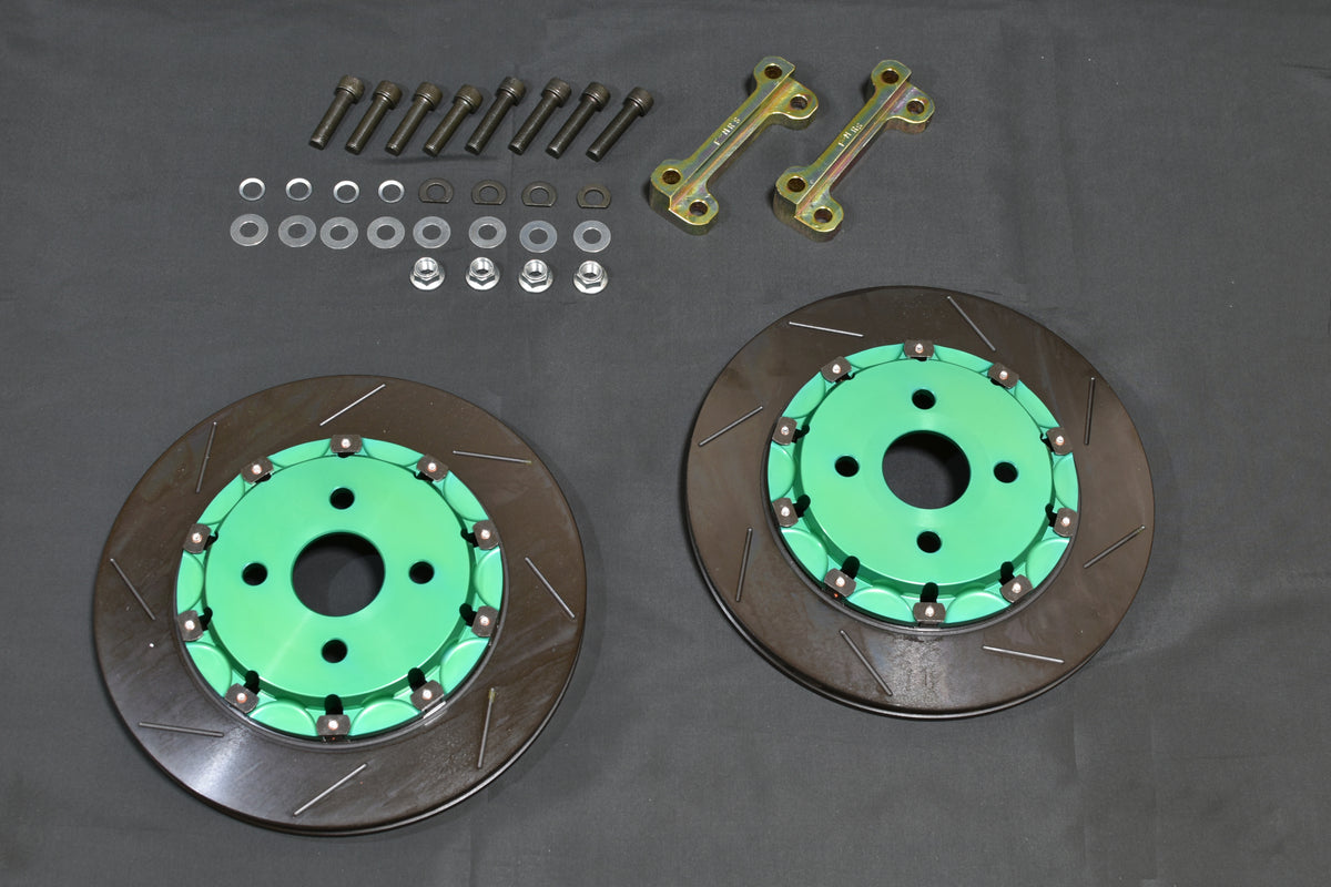 Techno Pro Spirit Toyota MR-S (ZZW30) Brake Inch Up Kit (Front and Rear Set)