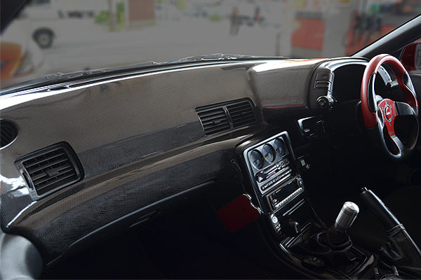 CHARGESPEED Nissan Skyline GT-R (BNR32) Dashboard Cover (FRP Black Gel Coat)