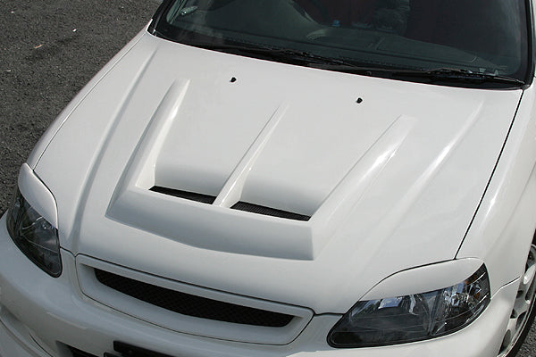 CHARGESPEED Honda Civic (EK) Bonnet (Carbon Zenki or Kouki for OEM Shape)