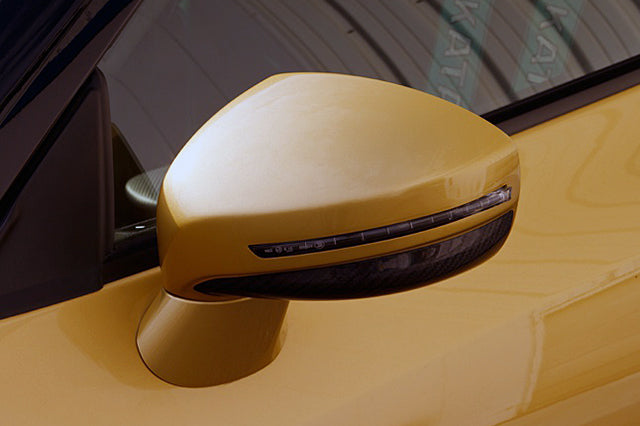 Top Secret R35 Carbon LED Mirror