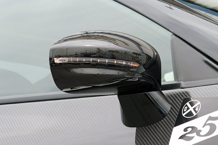 Top Secret R35 Carbon LED Mirror