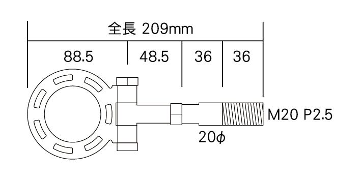 GP SPORTS Mazda Roadster (NC) G-SONIC Tow Hook TYPE-2 (GH2-01)