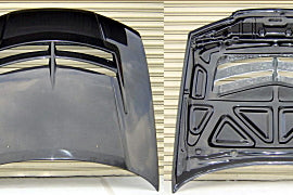 First Molding Nissan Skyline (ECR33) Aero Bonnet Aluminum Net