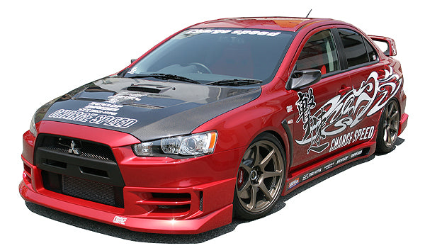 CHARGESPEED Mitsubishi Lancer Evolution X (CZ4A) 3 Piece Kit (FRP)