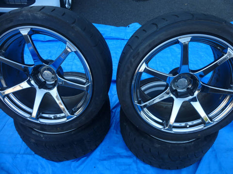 Yokohama AVS T7 - 5x114.3 18x10 +15 (Pair)