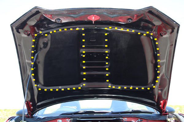 CHARGESPEED Mazda Roadster (ND) Bonnet Rain Cover (FRP Black Gel Coat)
