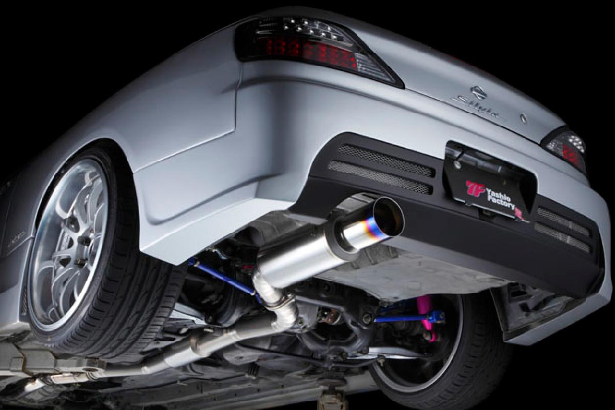 Yashio Factory Nissan Silvia S13 / 180SX Super Silent Titanium Muffler