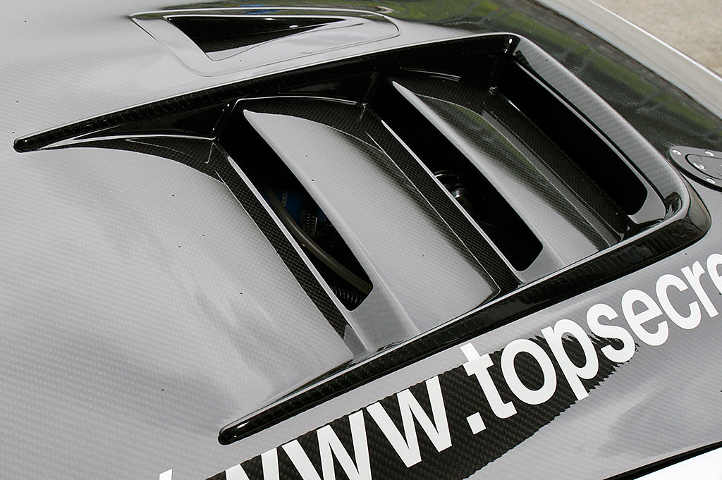 Top Secret R35 Bonnet Duct Fins