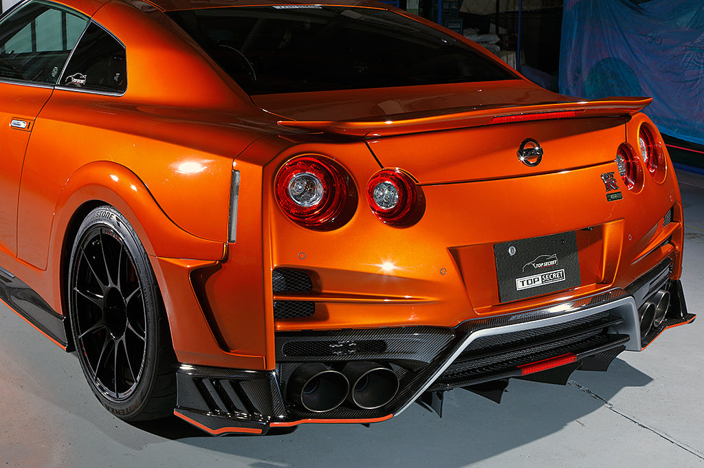 Top Secret R35 Rear Spoiler Flat Type