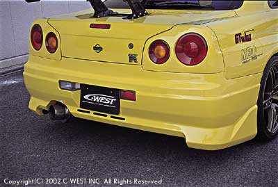 C-WEST Nissan Skyline GT-R (BNR34) N1 Full Aero Kit (PFRP)