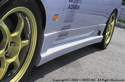 C-WEST Nissan Silvia S15 Side Steps (PFRP)
