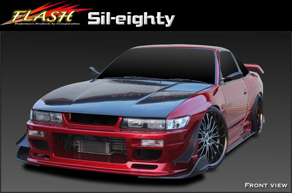 G Corporation Nissan 180SX (RPS13) Sil-Eighty 3-Piece Body Kit