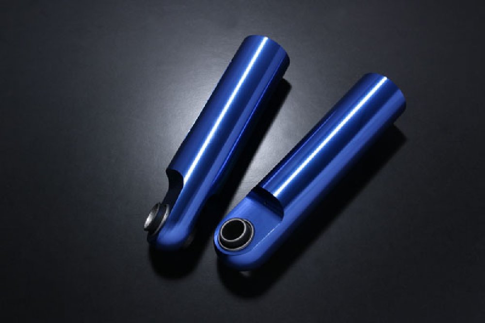 D-Max Nissan Silvia / 180SX / Skyline D1 Spec Rear Lower Brackets with Pillow Balls Fitted, Pair