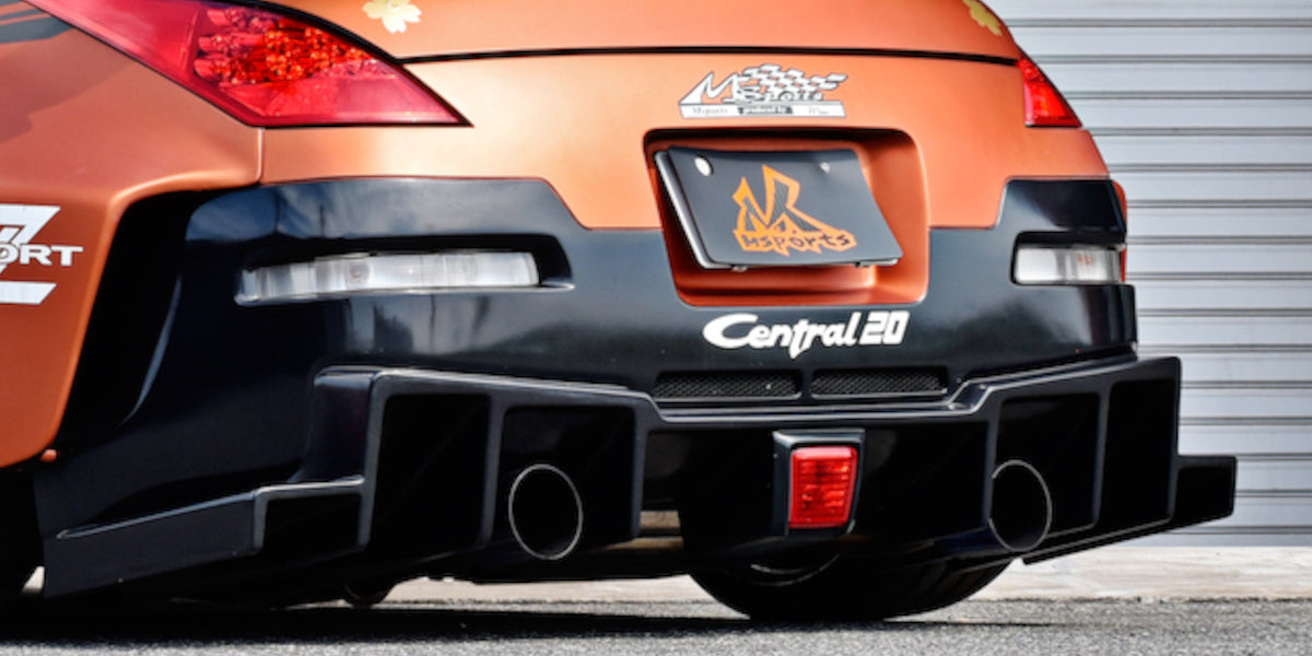 M Sports Nissan Fairlady Z (350Z / Z33) Front Bumper End Plates