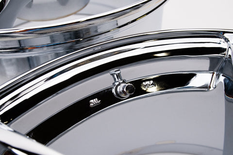 AVS Model 5 17" 9JJ +35, 8JJ +30 (5x114.3) *Triple Chrome Plated*