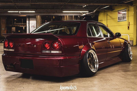URAS Nissan Skyline R34 (ER34) Vertical Tail Fins (4 Door)