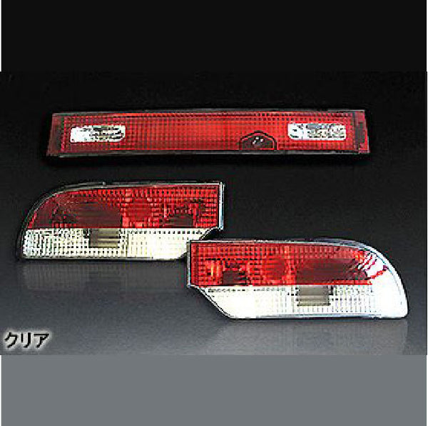 Wise Square Nissan 180SX (RPS13) Crystal Tail Lights and Garnish (Zenki and Chuki, Chuki)