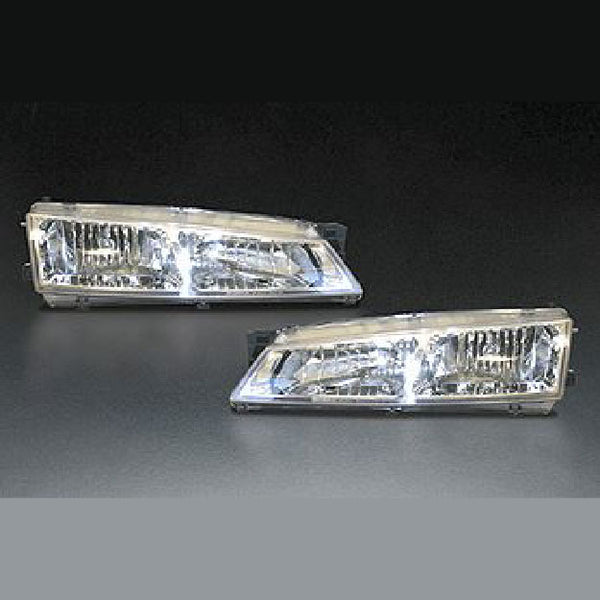 Wise Square Nissan Silvia S14 Crystal Headlights (with H1 Bulbs)