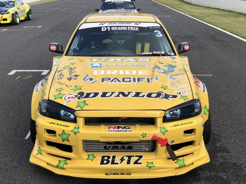 URAS Nissan Skyline R34 (ER34) Type RR 3-Piece Body Kit (2 Door)
