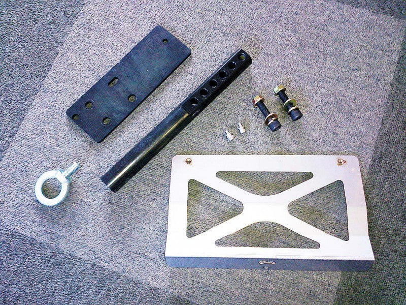 R Magic Mazda RX-7 (FD3S) Offset License Plate Stay with Tow Hook ver.2
