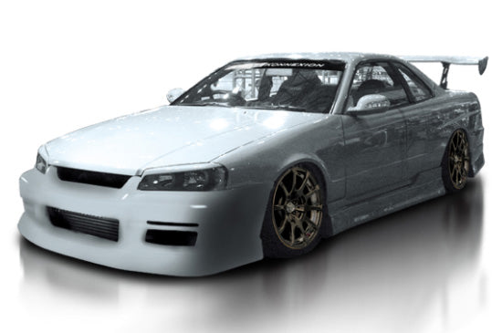 Final Konnexion Nissan Skyline R34 Front Bumper Spoiler (2 Door)