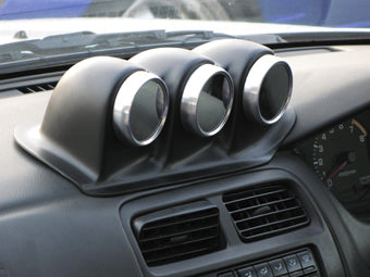 URAS Nissan Silvia S14 Triple Gauge Meter Panel
