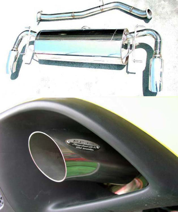 RE Amemiya RX-8 Dolphin Tail Muffler before
