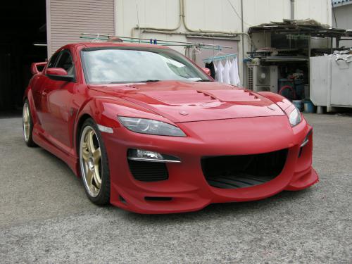 R Magic Mazda RX-8 (SE3P) Zenki Type 2 Front Bumper Spoiler