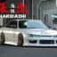 URAS Nissan Silvia S14 Kouki Haridashi Side Skirts