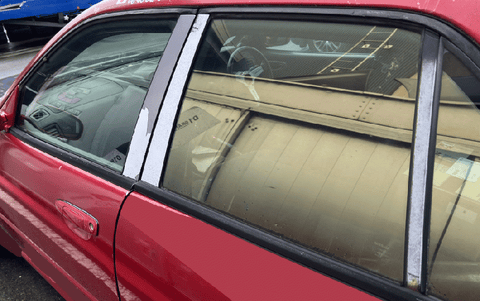URAS Nissan Skyline R34 (ER34) Carbon Pillar Covers (2 Door)