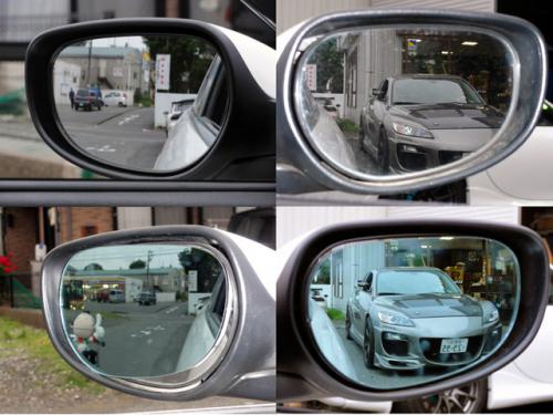 R Magic Mazda RX-8 (SE3P) Wide Angle Mirror Glass (Pink No BSM)