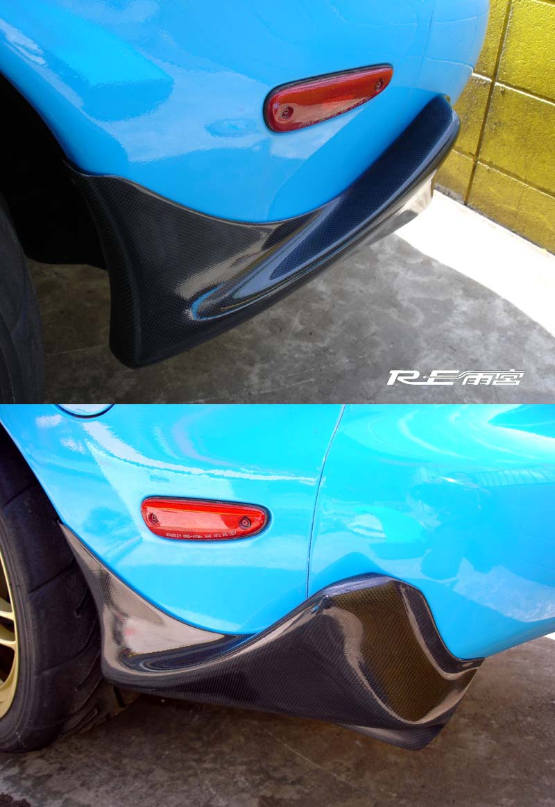 RE Amemiya FD3S Rear Super Canard For Normal Body