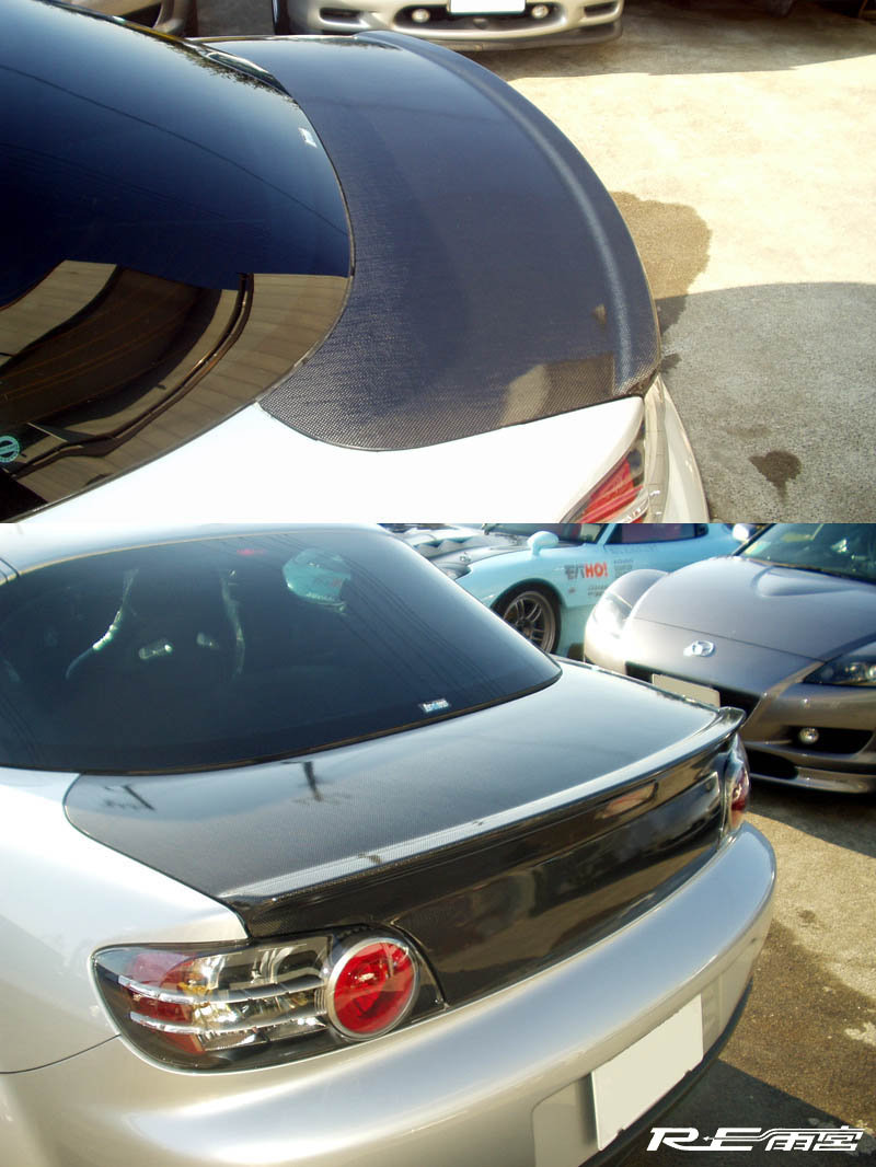 RE Amemiya RX-8 Duck Tail Trunk
