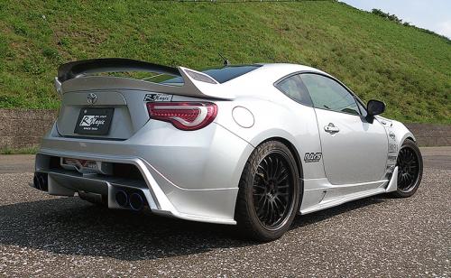 R Magic Toyota 86 / Subaru BRZ (ZN6 / ZC6) Side Steps (Carbon Fin)