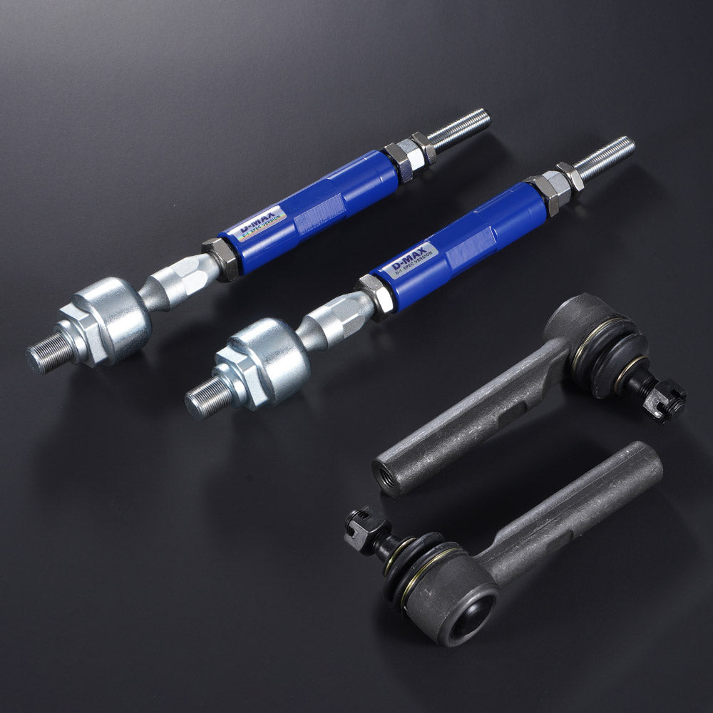D-Max Nissan SR20DET (S13 / S14 / S15 / 180SX) D1 Spec Reinforced Tie Rods Type R with Ball Joint Tie Rod Ends