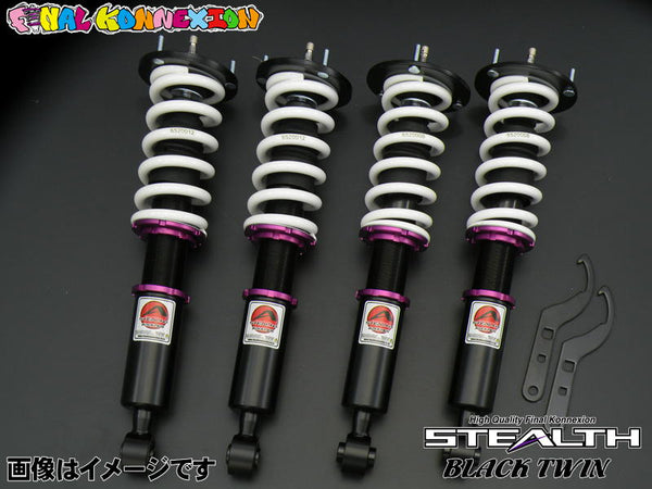 Final Konnexion Toyota Mark II (JZX90) STEALTH Black Twin Coilovers