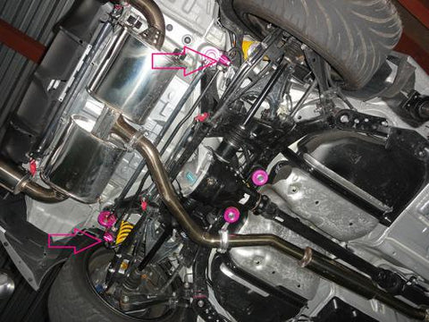 R Magic Toyota 86 / Subaru BRZ (ZN6 / ZC6) Rear Stabilizer Brackets
