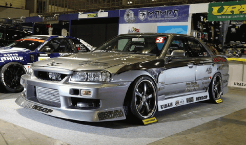URAS Nissan Skyline R34 (ER34) D1 Spec Front Wide Fenders