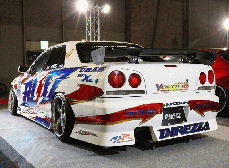 URAS Nissan Skyline R34 (ER34) D1 Spec Front Wide Fenders