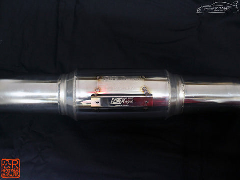 R Magic Mazda RX-7 (FD3S) Air Pump Delete Sports Catalytic Converter 80mm