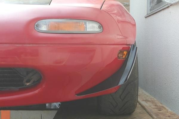 Garage Vary Mazda Roadster (NA6 / NA8) Canards for OEM Bumper (FRP)