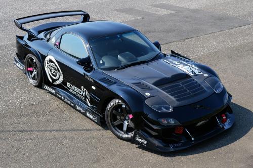 R Magic Mazda RX-7 (FD3S) Armor Manta Lip Spoiler (Carbon)
