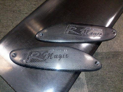R Magic Mazda RX-7 (FD3S) Type 2 Carbon Rear Wing Replacement Blade and Side Covers