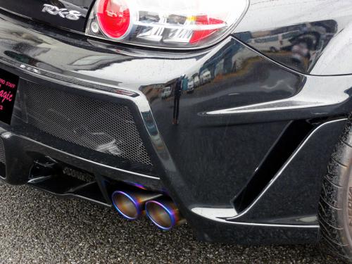 R Magic Mazda RX-8 (SE3P) Zenki Tuned Silencer with Quad Titanium Tails